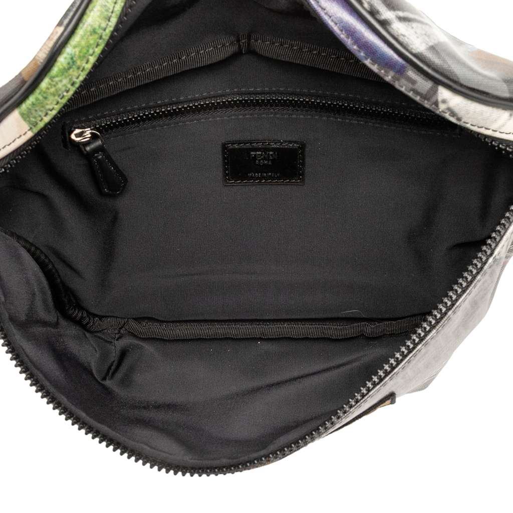 Fendi Hey Reilly Zucca FF 1974 Coated Canvas Belt Bag - 4