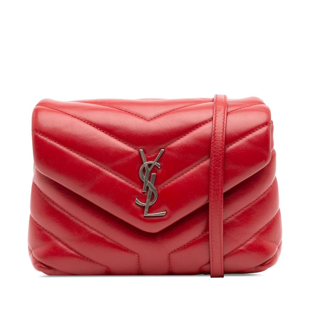 Saint Laurent Toy Matelasse Leather Monogram LouLou Crossbody