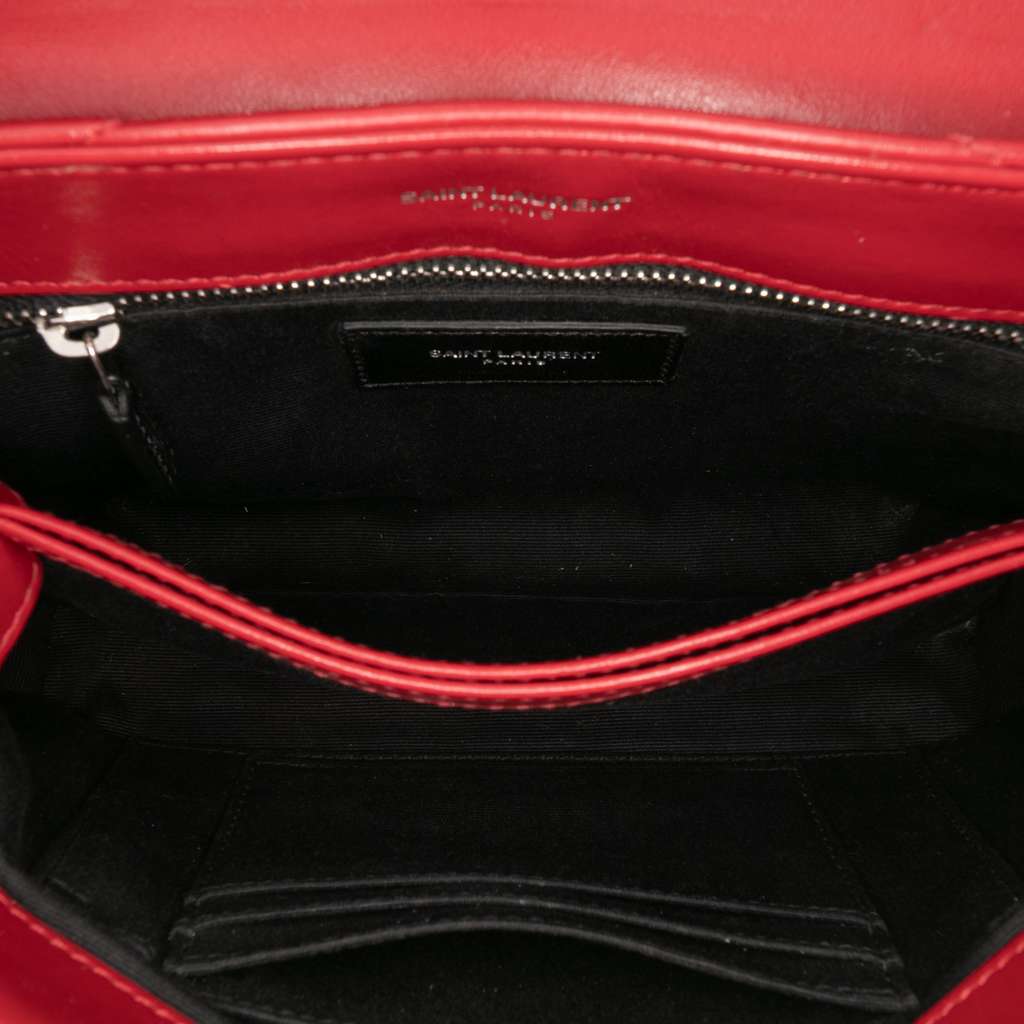 Saint Laurent Toy Matelasse Leather Monogram LouLou Crossbody - 4