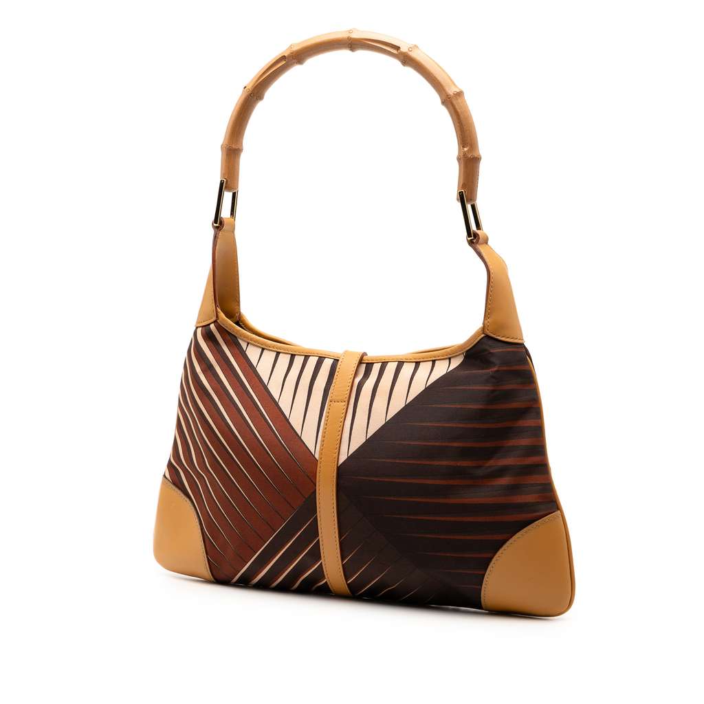 Gucci Satin Bamboo Jackie Hobo - 2