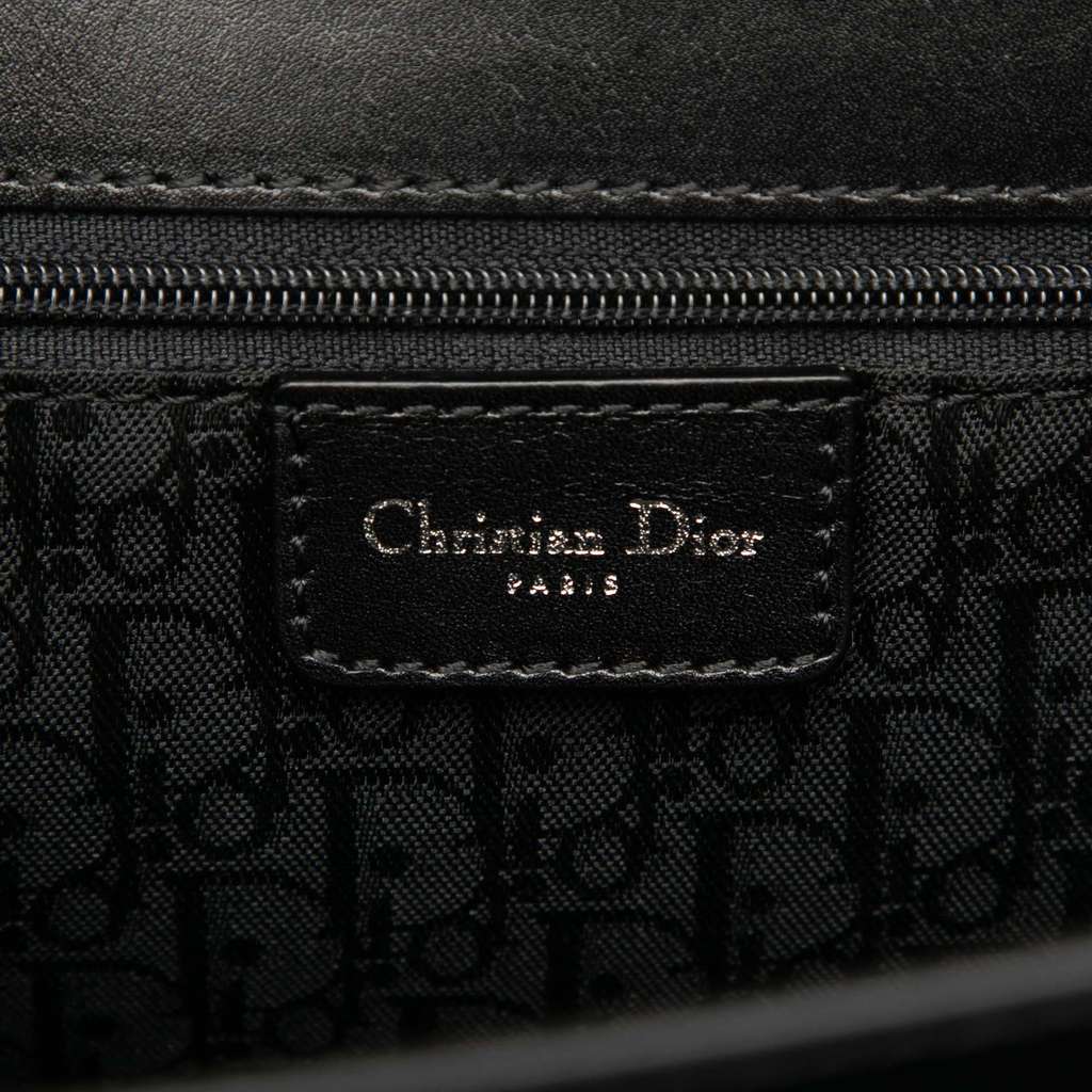 Dior Patent Flap Saddle Bag - 5