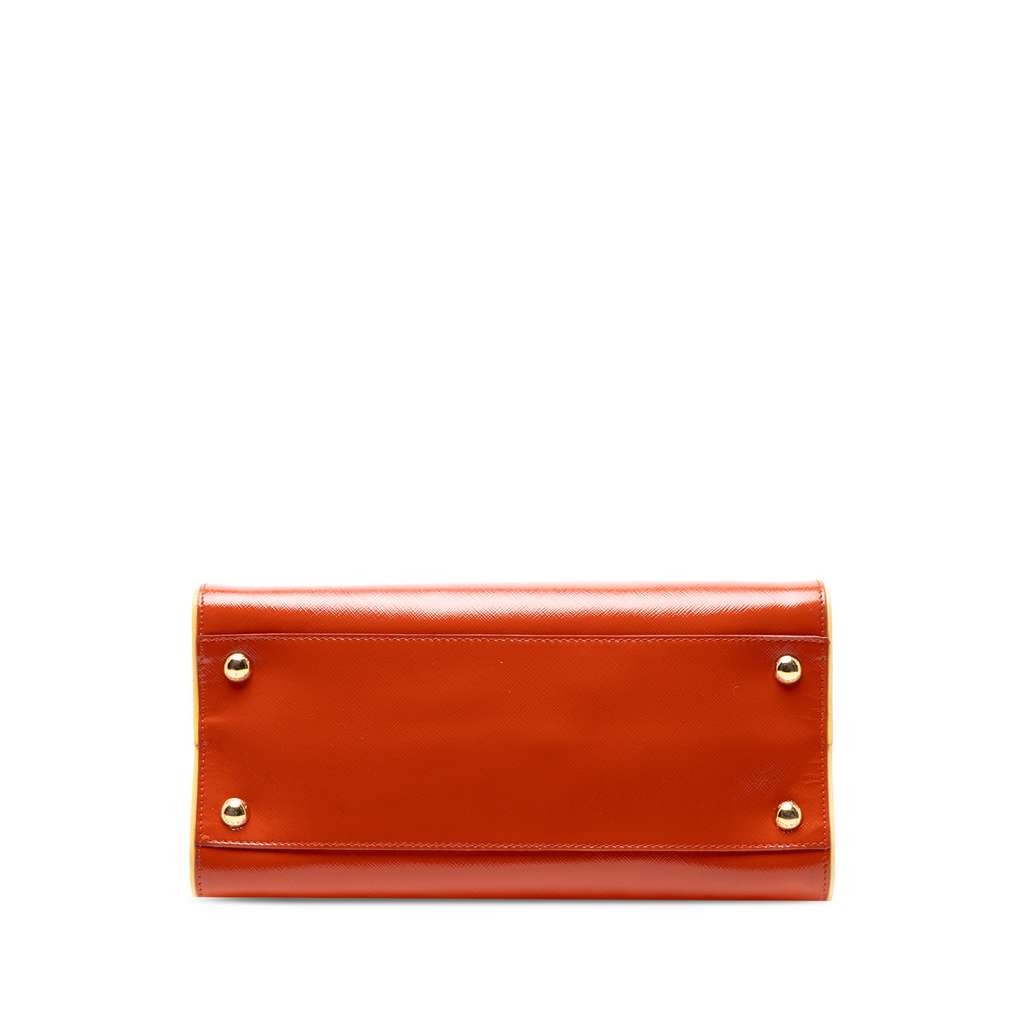 Prada Saffiano Vernice Open Convertible Tote - 3