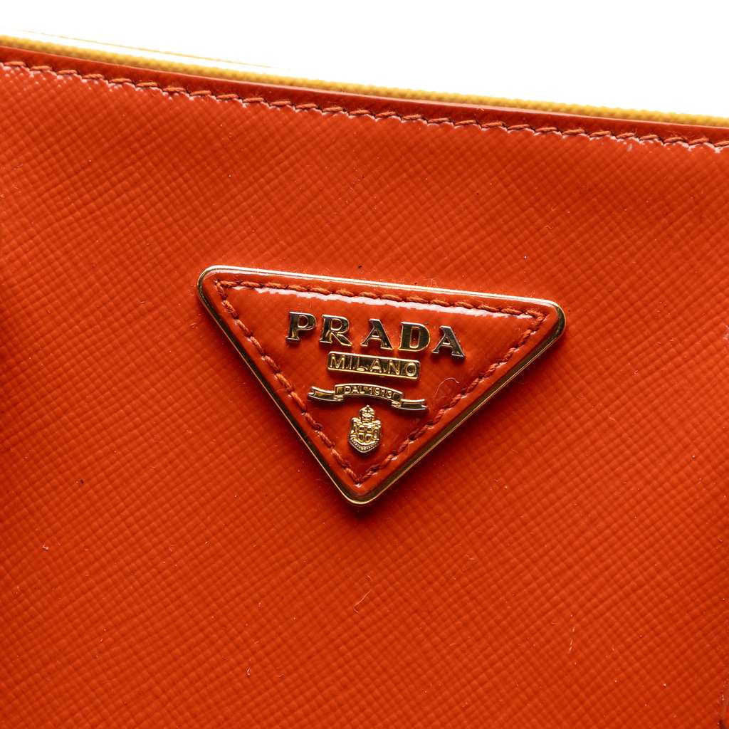 Prada Saffiano Vernice Open Convertible Tote - 5