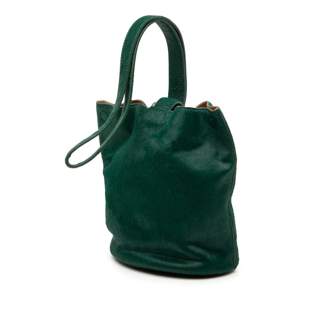 Bottega Veneta Small Pony Hair Drop Bucket Bag - 2