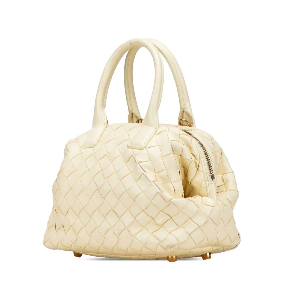 Bottega Veneta Mini Nappa Intrecciato Bauletto Satchel - 2