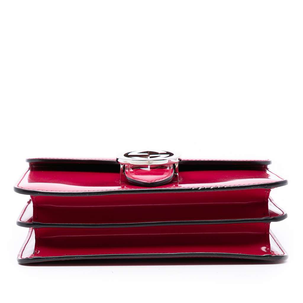 Gucci Small Polished Calfskin Interlocking G Dollar Crossbody - 3