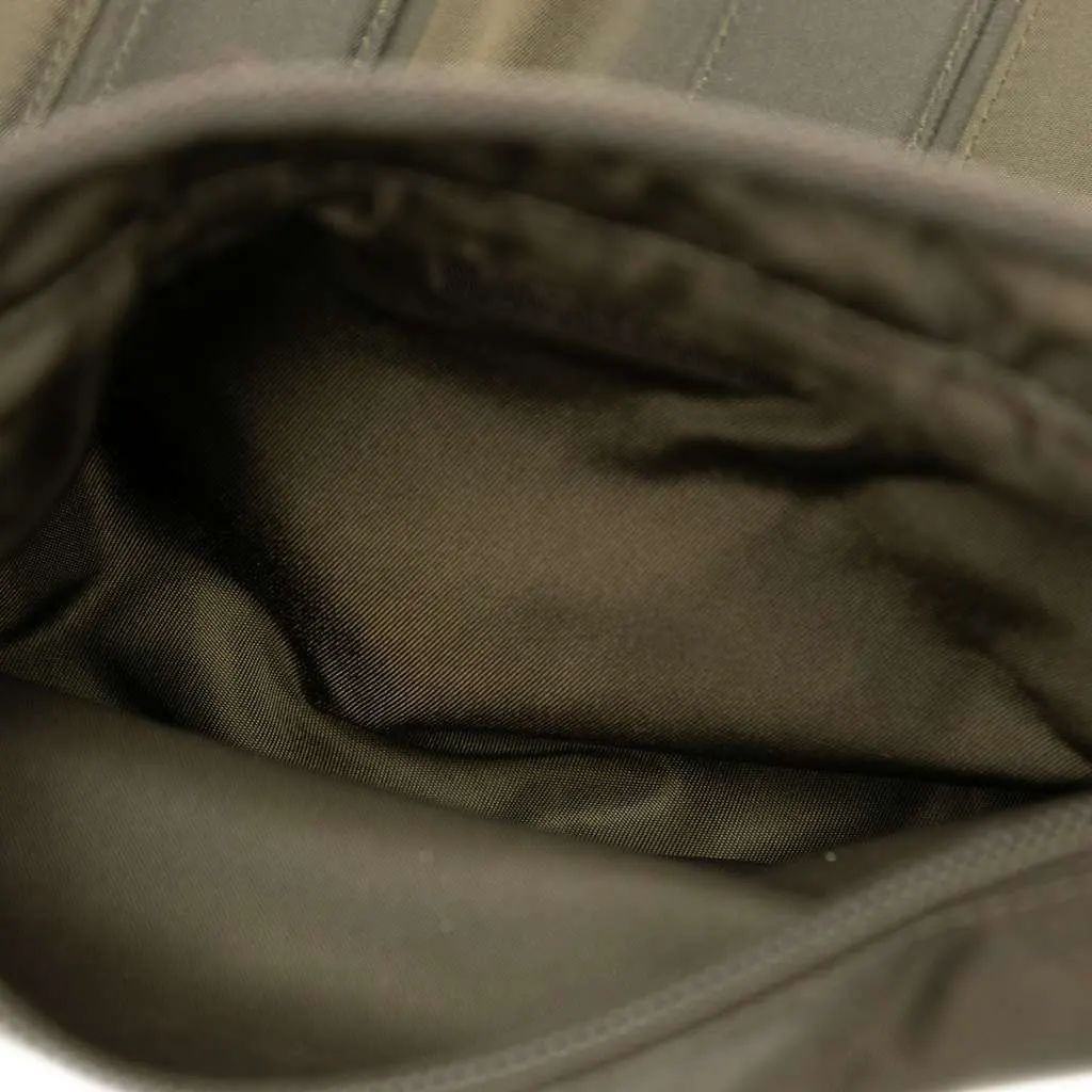 Prada Tessuto 1999 Tactical Belt Bag Brown Good - Model View
