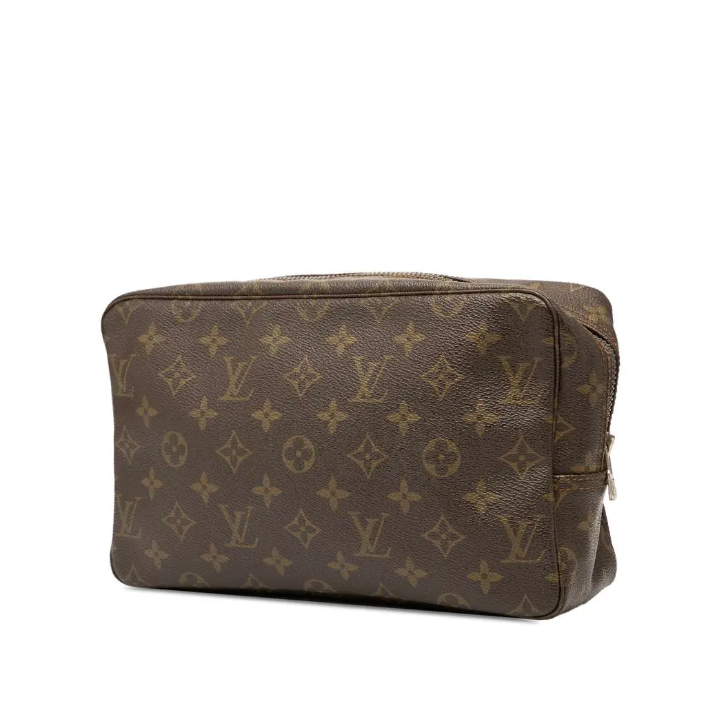 Louis Vuitton Monogram Trousse Toilette 28 Brown Good - Back View