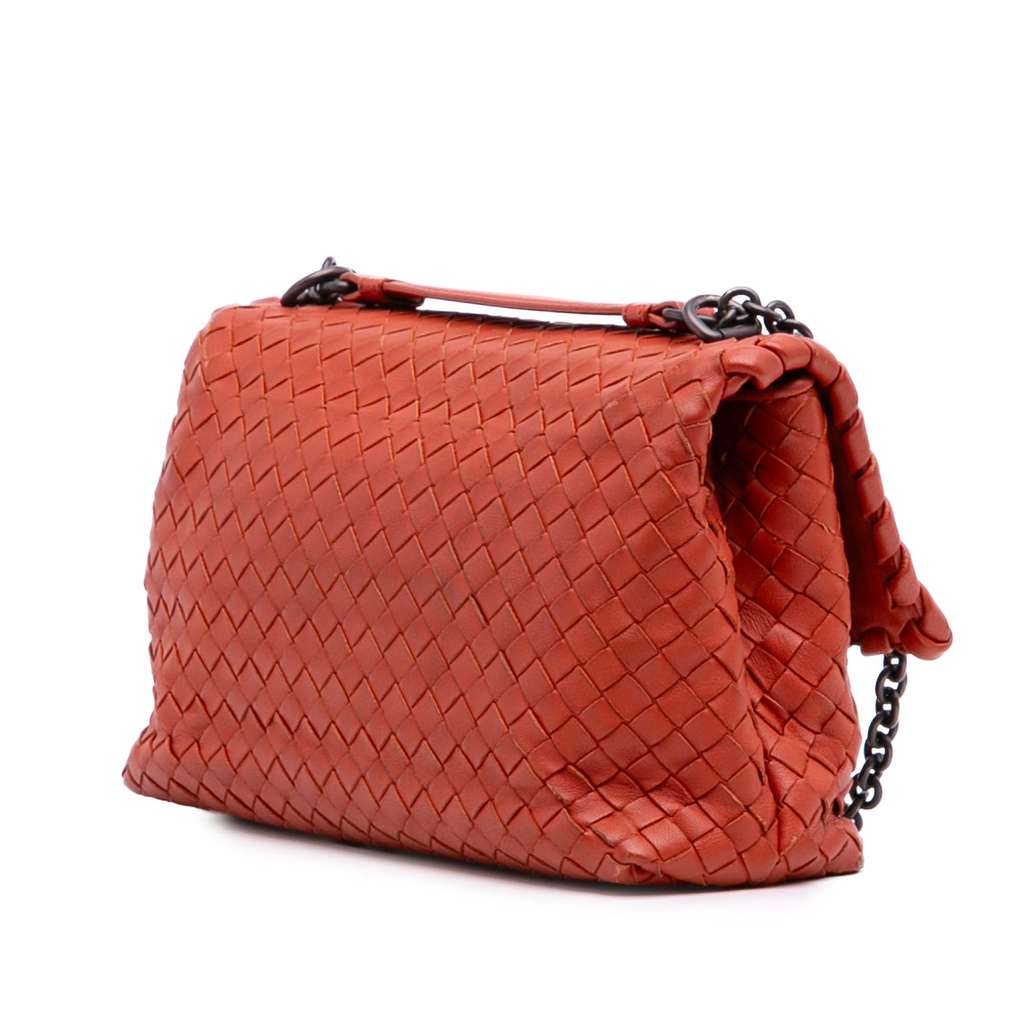 Bottega Veneta Small Nappa Intrecciato Olimpia Shoulder Bag - 2