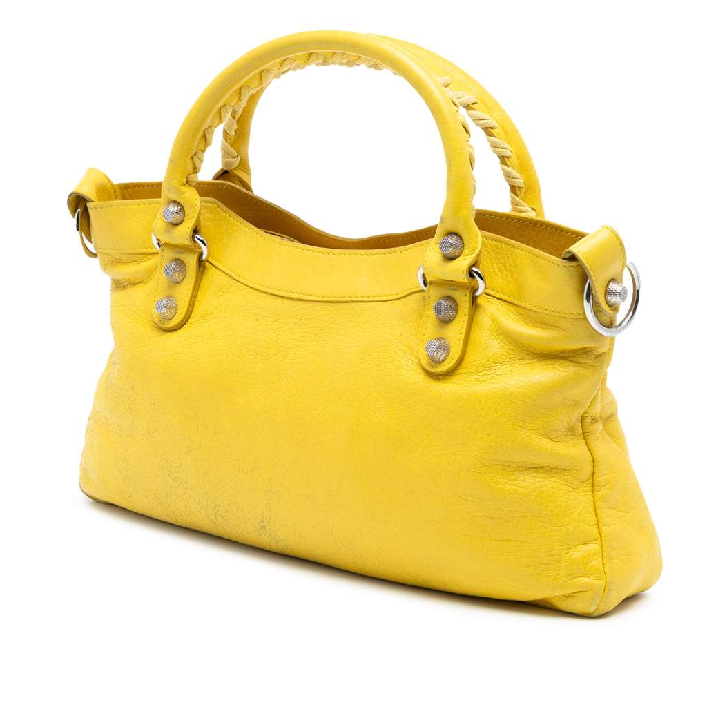 Balenciaga Lambskin Motocross Giant 21 First Satchel - 2