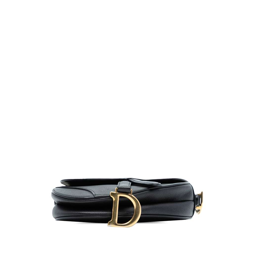 Dior Mini Grained Calfskin Saddle Bag - 3