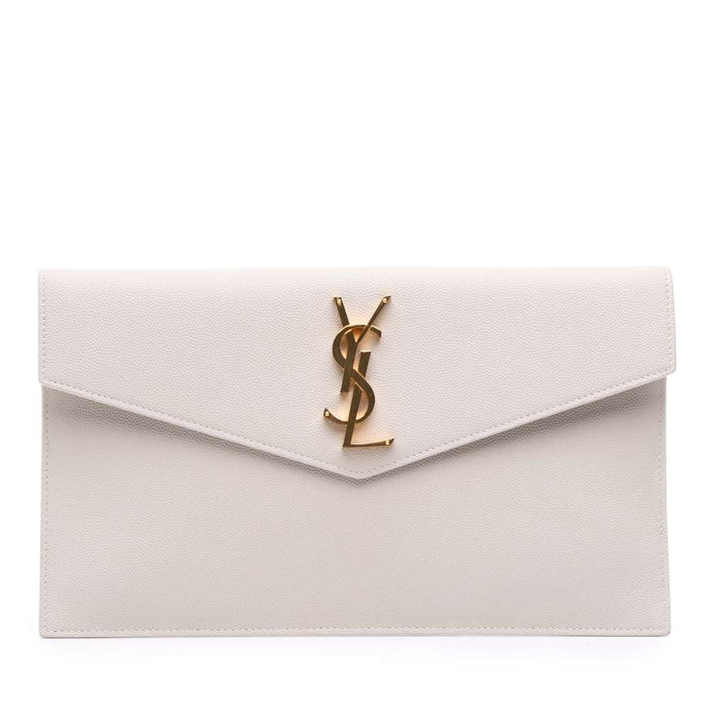 Saint Laurent Grain De Poudre Uptown Pouch