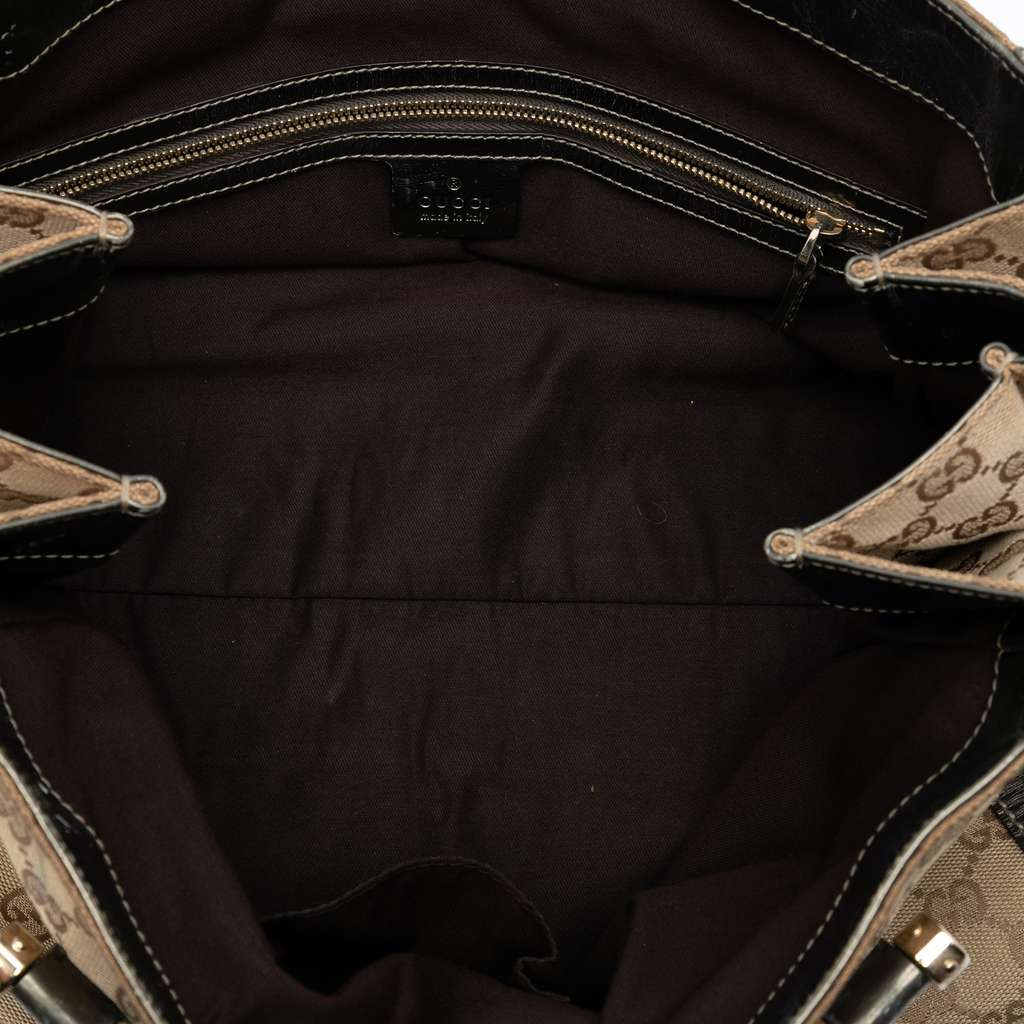 Gucci GG Canvas Bamboo Dialux Pop Tote - 4