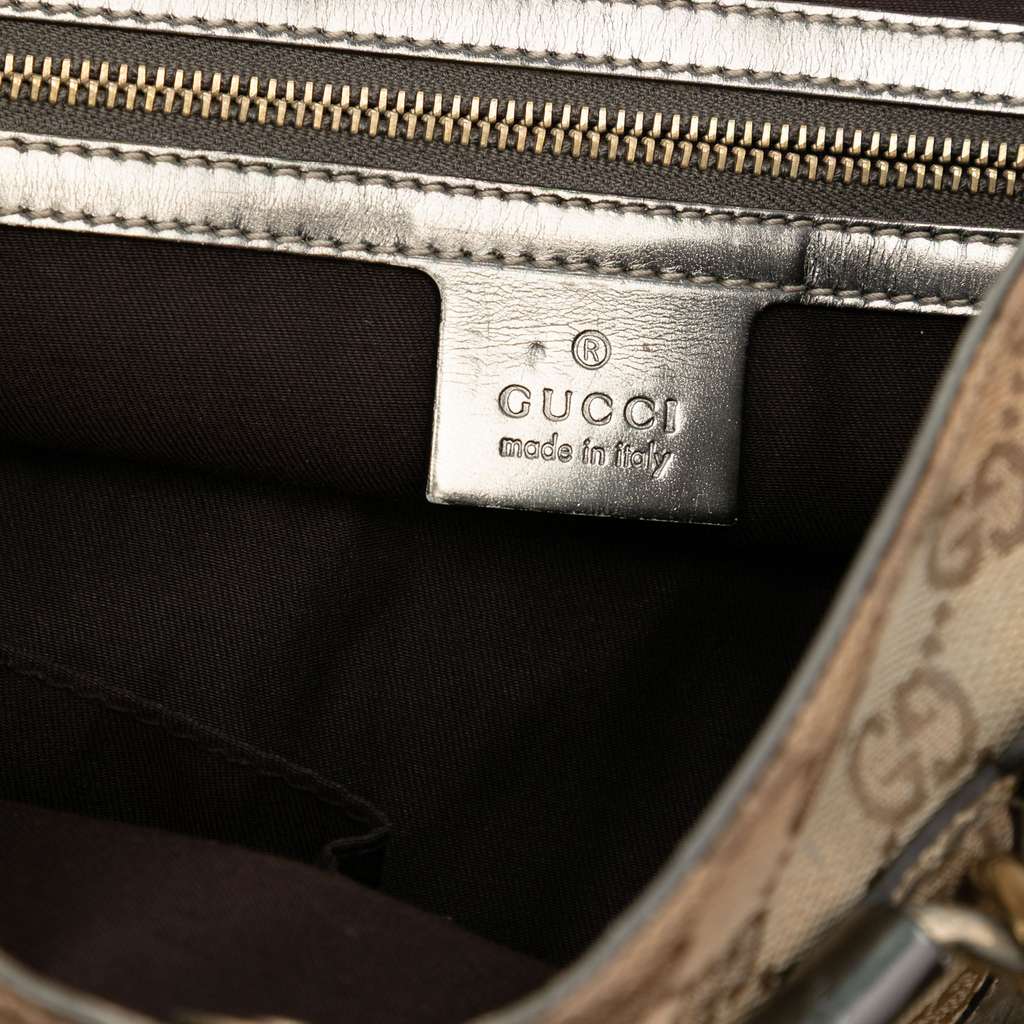 Gucci GG Canvas Bamboo Dialux Pop Tote - 5