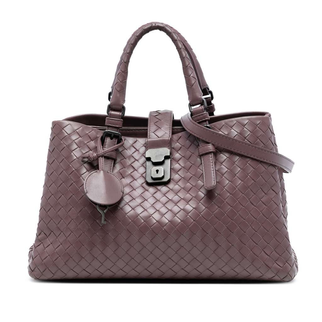 Bottega Veneta Small Nappa Intrecciato Roma Satchel