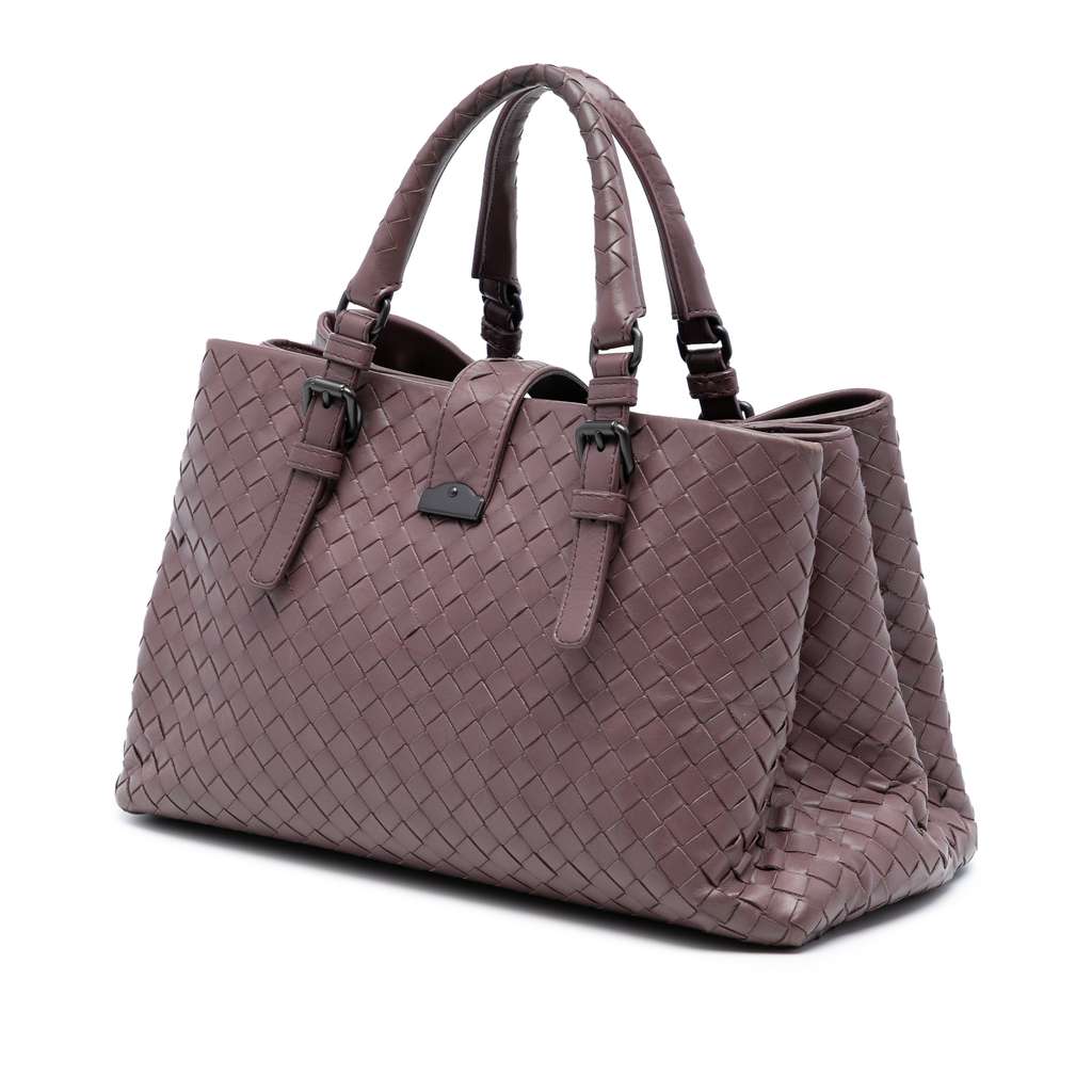 Bottega Veneta Small Nappa Intrecciato Roma Satchel - 2