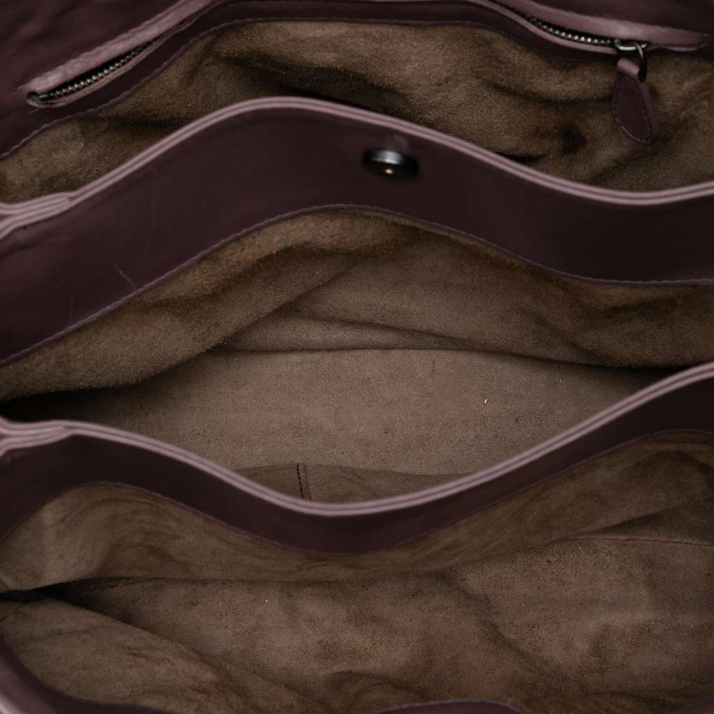 Bottega Veneta Small Nappa Intrecciato Roma Satchel - 4