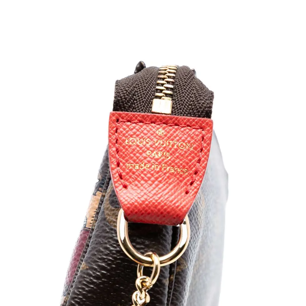 Louis Vuitton Monogram Evasion Illustre Mini Pochette Accessories Brown Good - Box View
