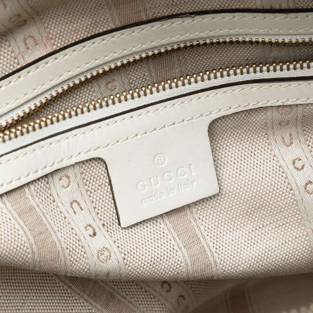 Gucci Medium Diamante Leather Boston Bag - 5