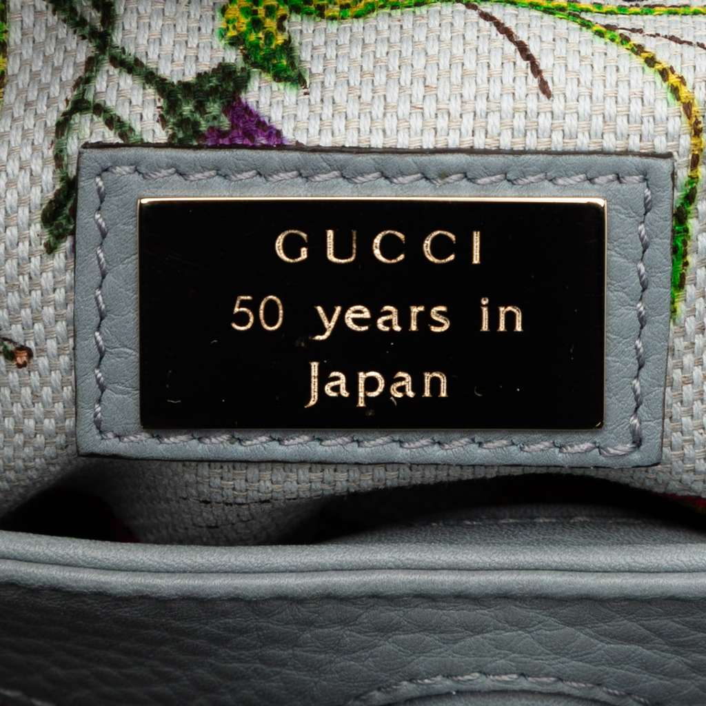 Gucci Small Calfskin Bamboo Shopper Satchel - 5