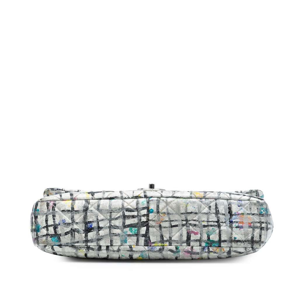 Chanel Medium Calfskin Hand Painted Graffiti Flap - 3