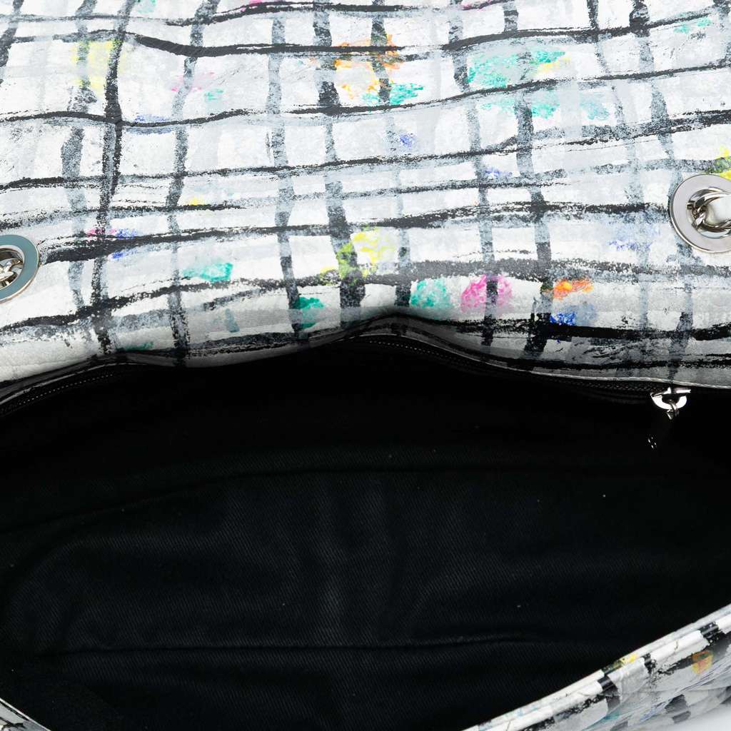 Chanel Medium Calfskin Hand Painted Graffiti Flap - 4