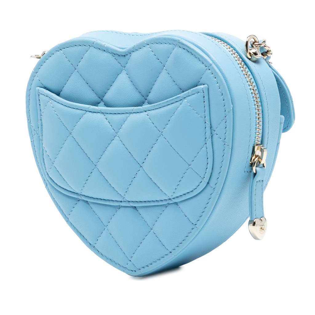 Chanel Mini Lambskin CC in Love Heart Crossbody - 2