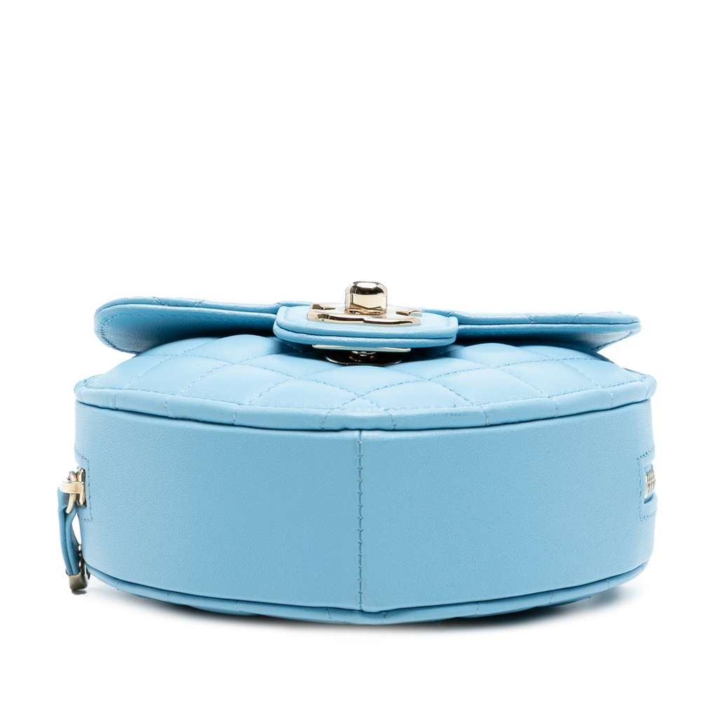 Chanel Mini Lambskin CC in Love Heart Crossbody - 3