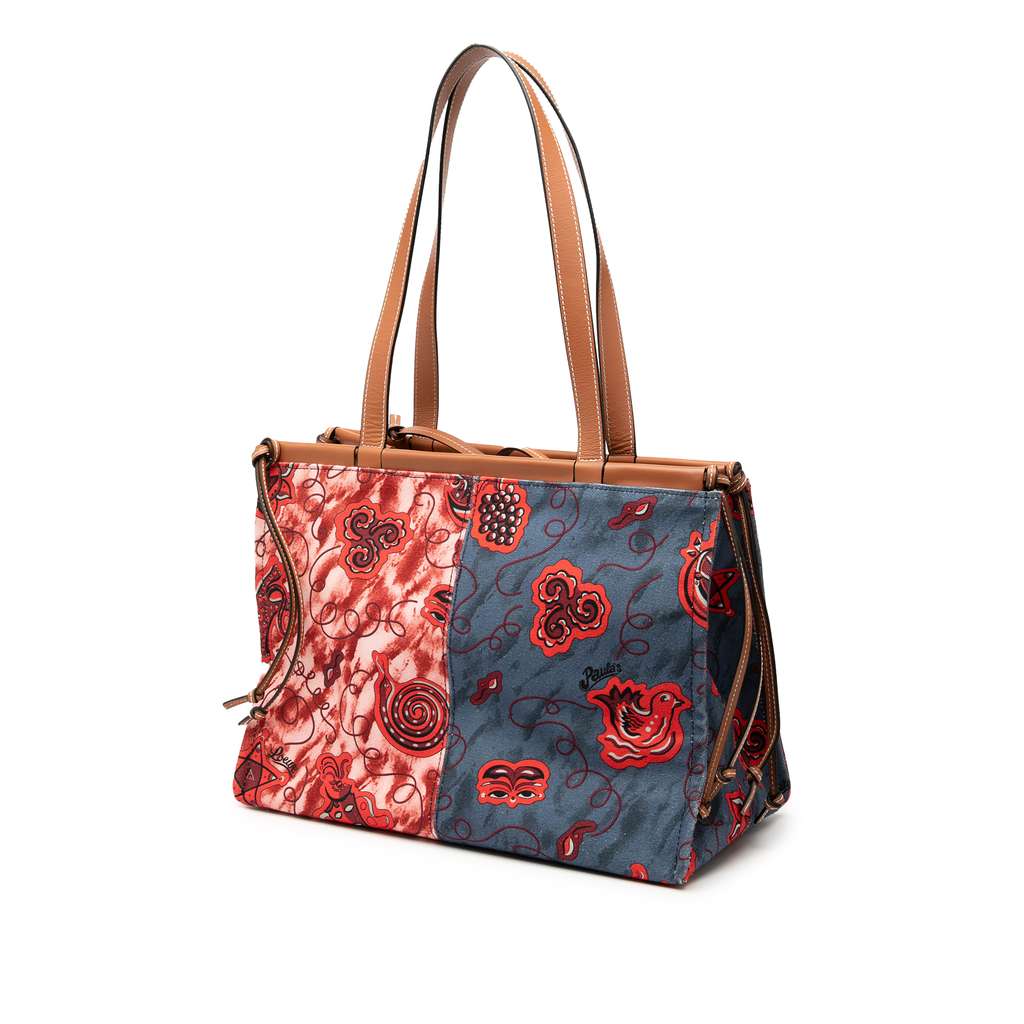 Loewe Paulas Ibiza Small Printed Canvas Cushion Tote - 2