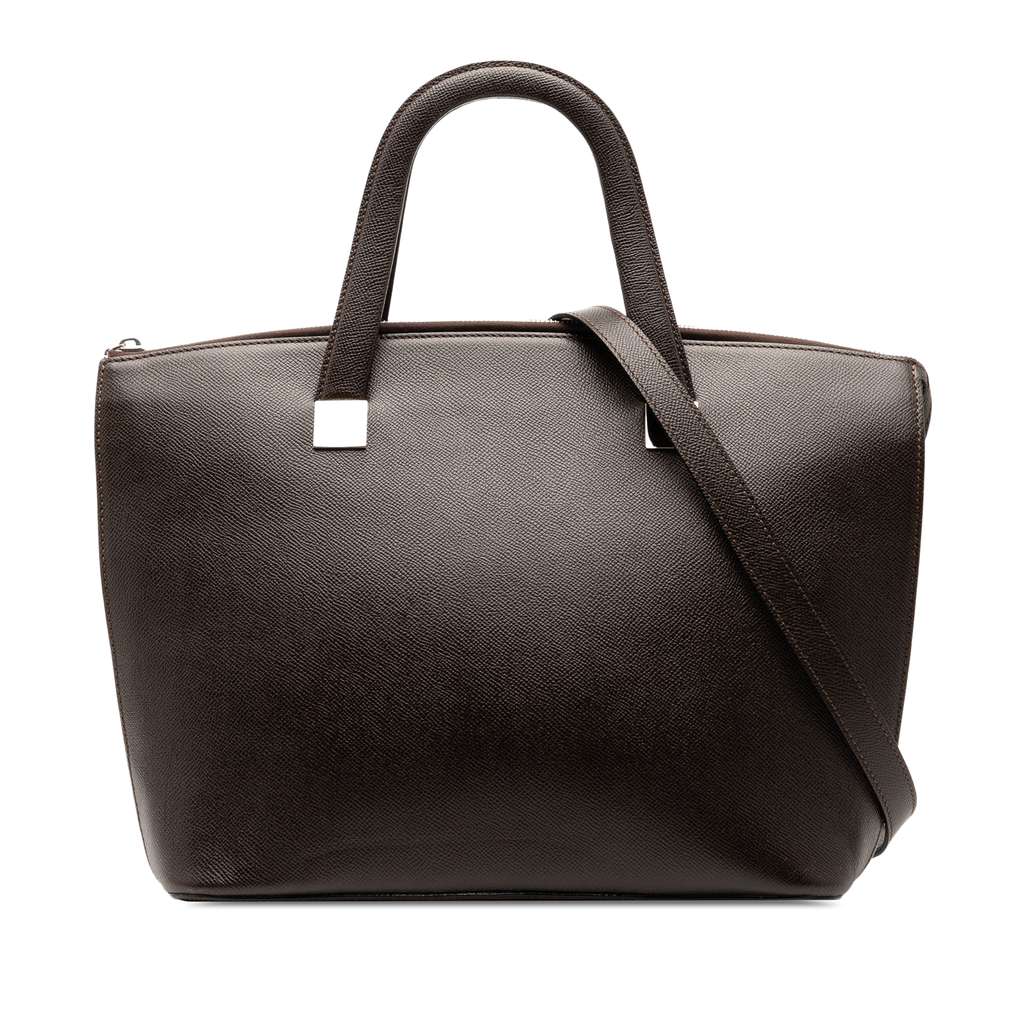 Celine Grained Calfskin Satchel
