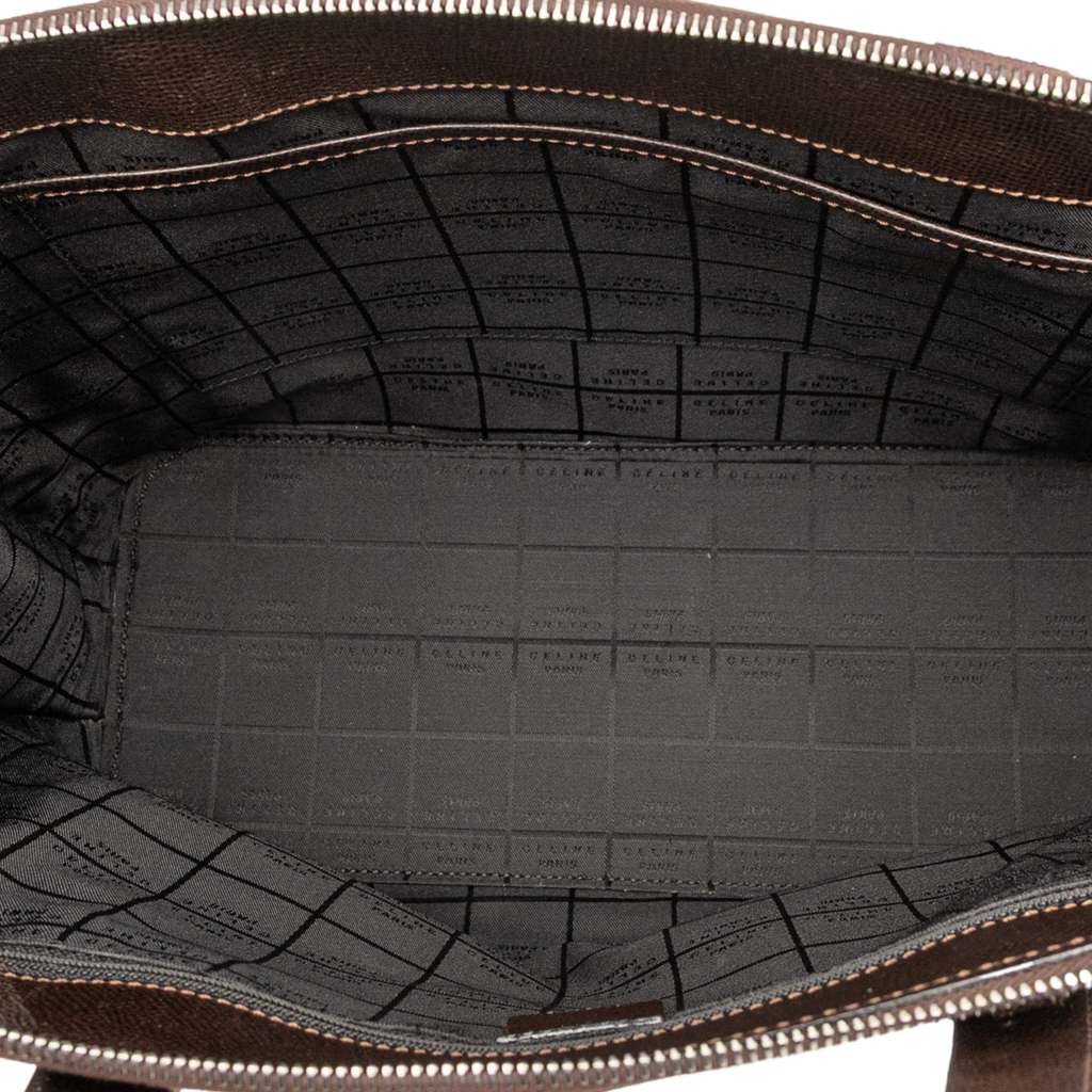 Celine Grained Calfskin Satchel - 4