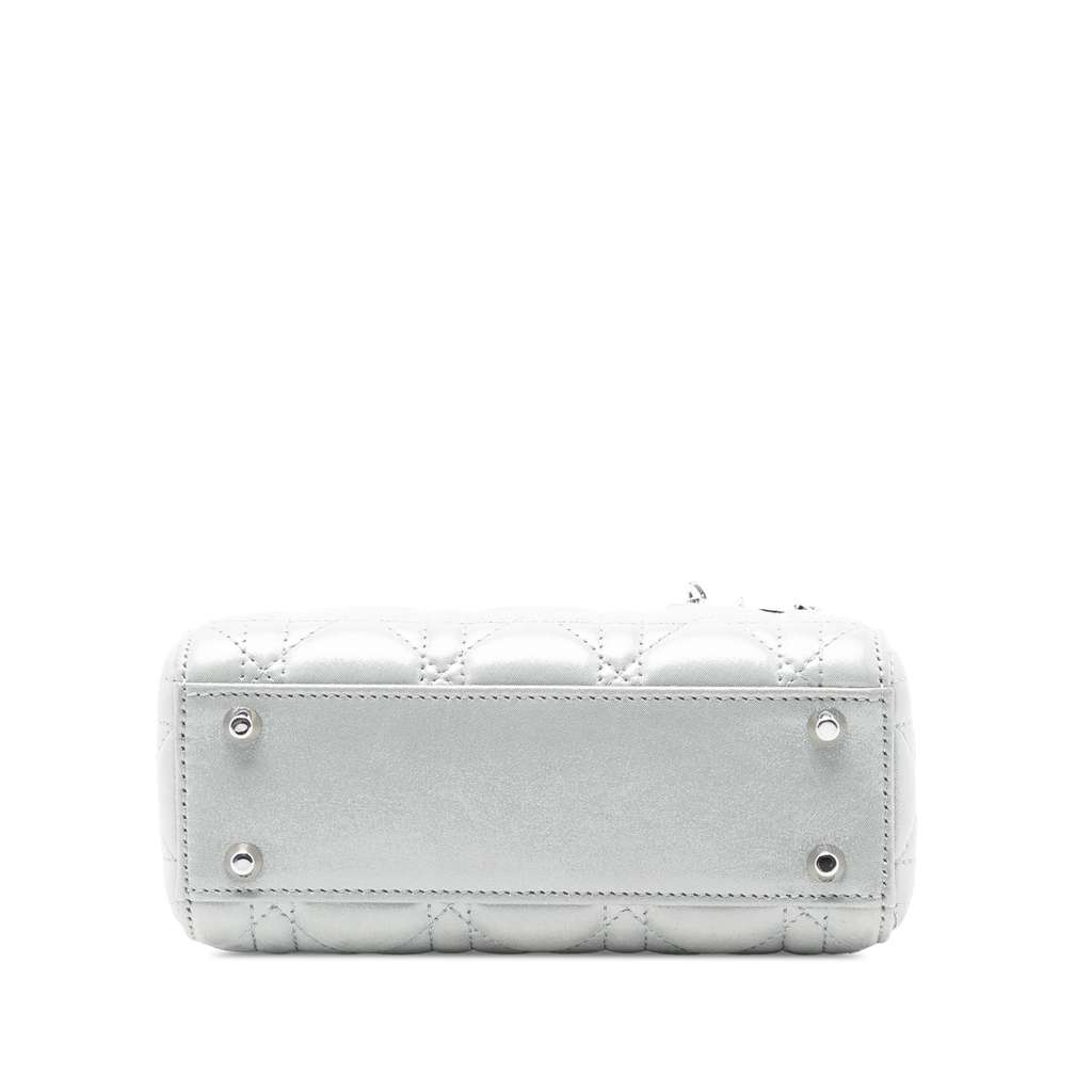Dior Mini Iridescent Lambskin Cannage Lady Dior - 3