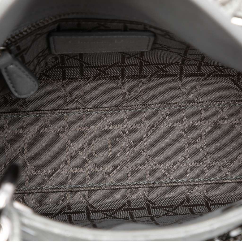 Dior Mini Iridescent Lambskin Cannage Lady Dior - 4