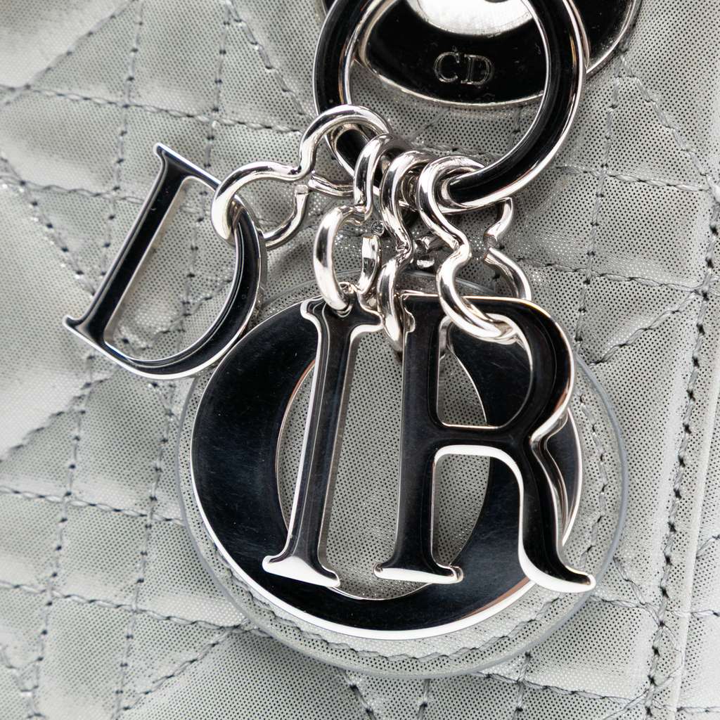 Dior Mini Iridescent Lambskin Cannage Lady Dior - 5