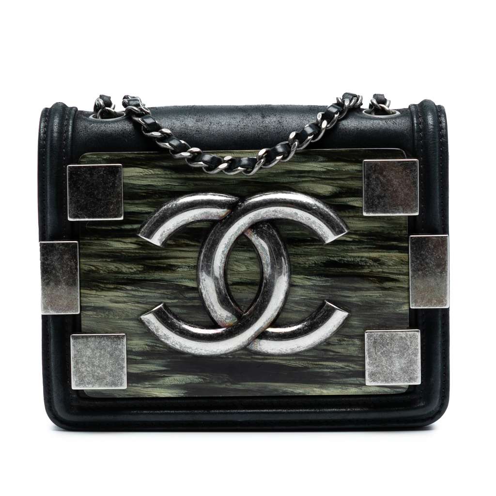 Chanel Mini Acrylic and Calfskin Boy Brick Flap