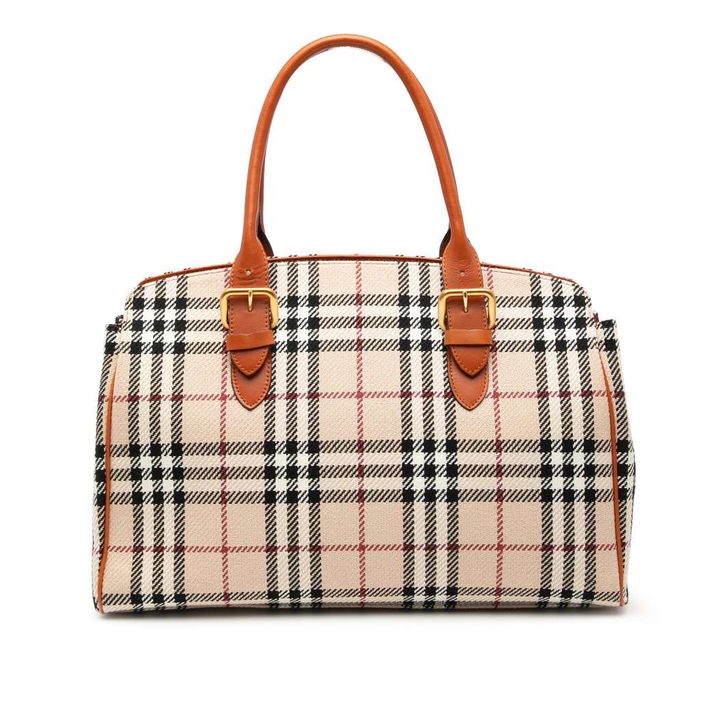 Burberry House Check Wool Tote