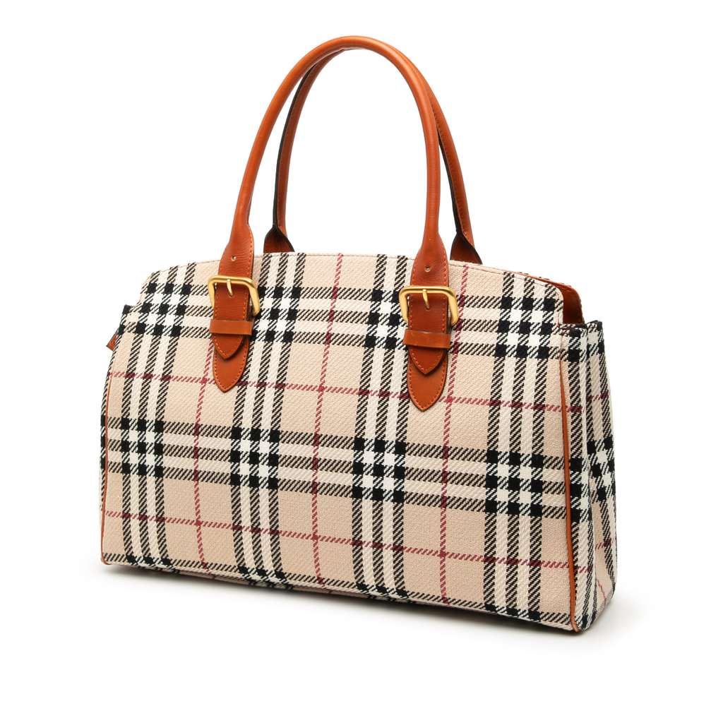 Burberry House Check Wool Tote - 2