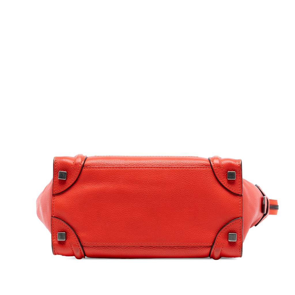 Celine Micro Leather Luggage Tote - 3