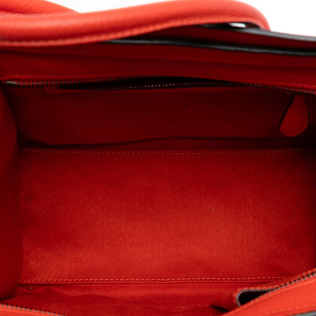 Celine Micro Leather Luggage Tote - 4