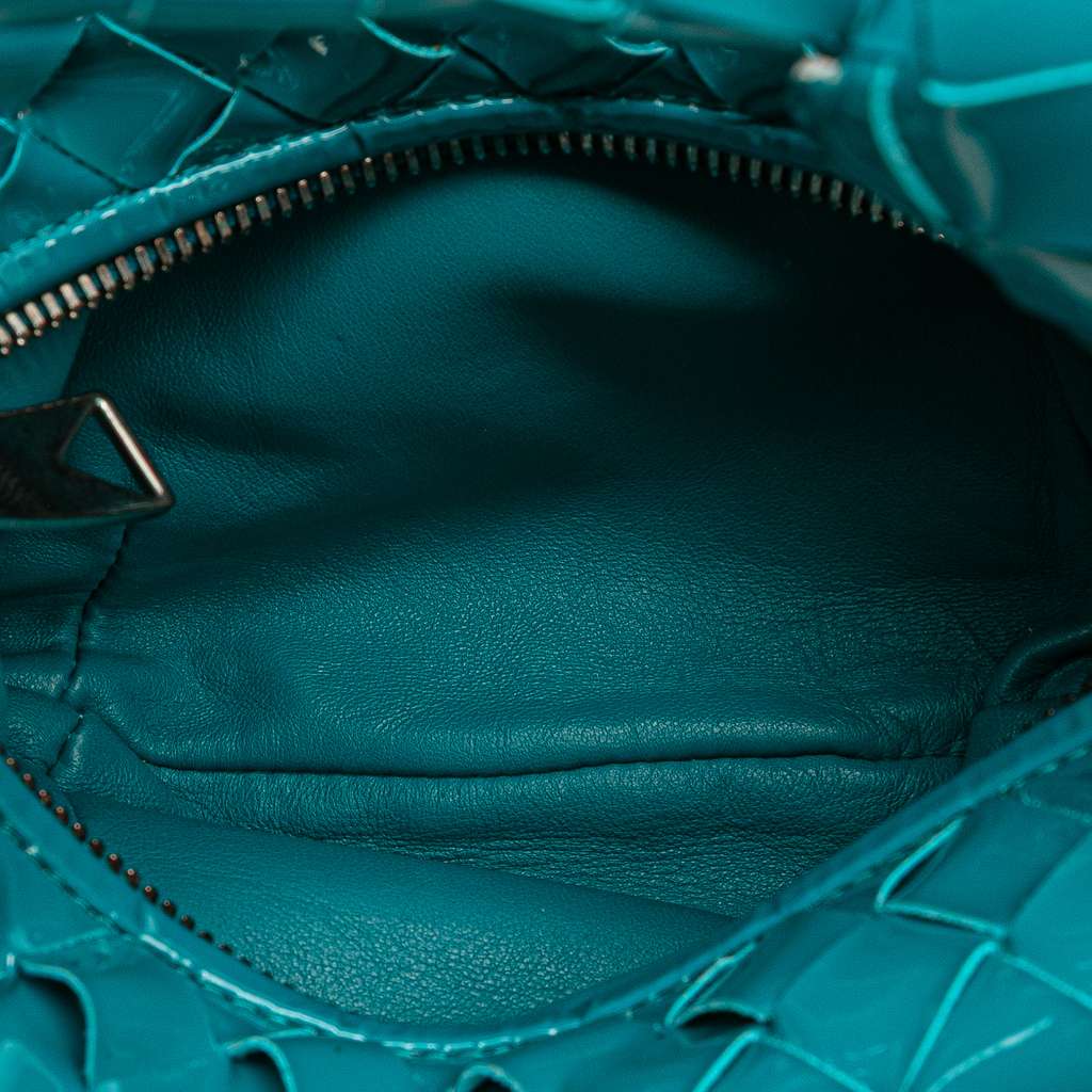 Bottega Veneta Mini Patent Intrecciato Jodie - 4