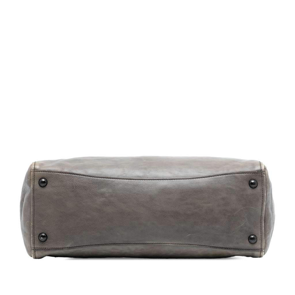 Prada Glace Calf Ombre Leather Satchel - 3