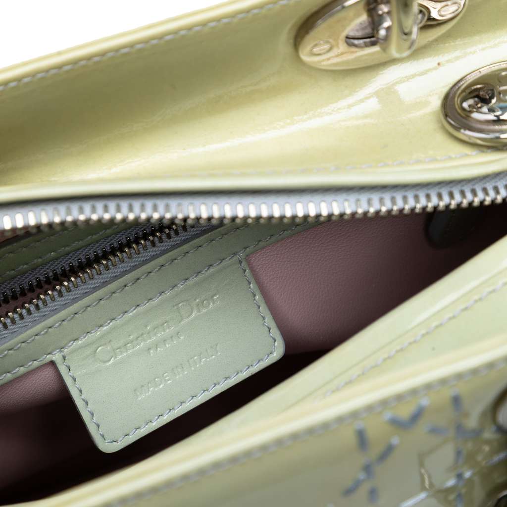 Dior Medium Ombre Patent Cannage Lady Dior - 5