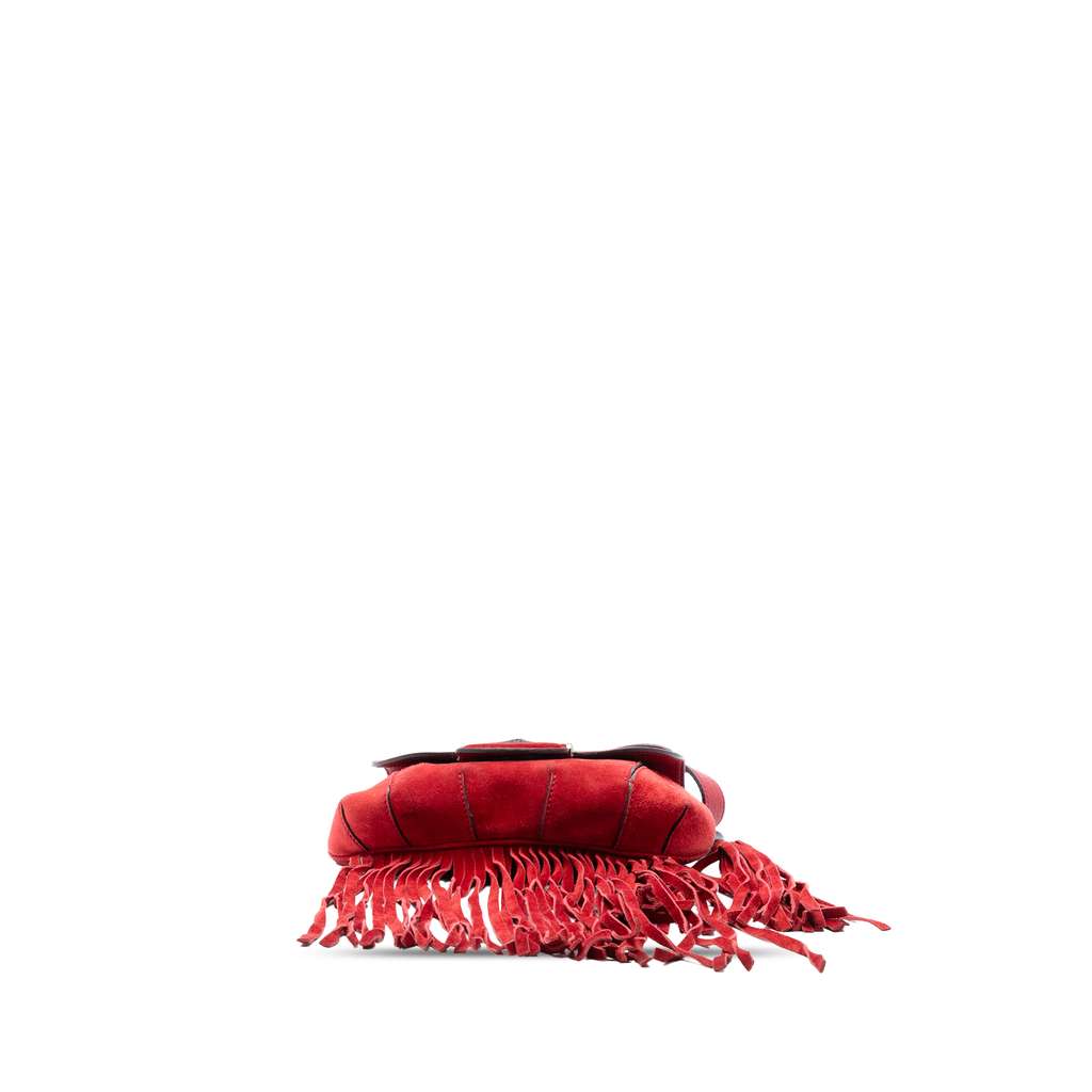 Gucci Small Leather Bamboo Nouveau Fringe Crossbody - 3