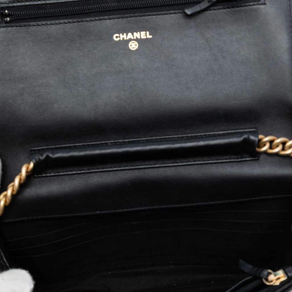 Chanel Quilted Caviar Boy Wallet on Chain - 4
