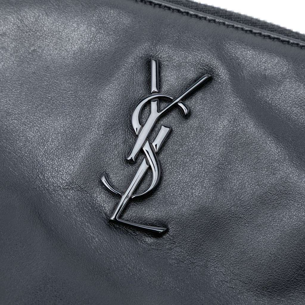 Saint Laurent Calfskin Monogram Fringe Crossbody - 5