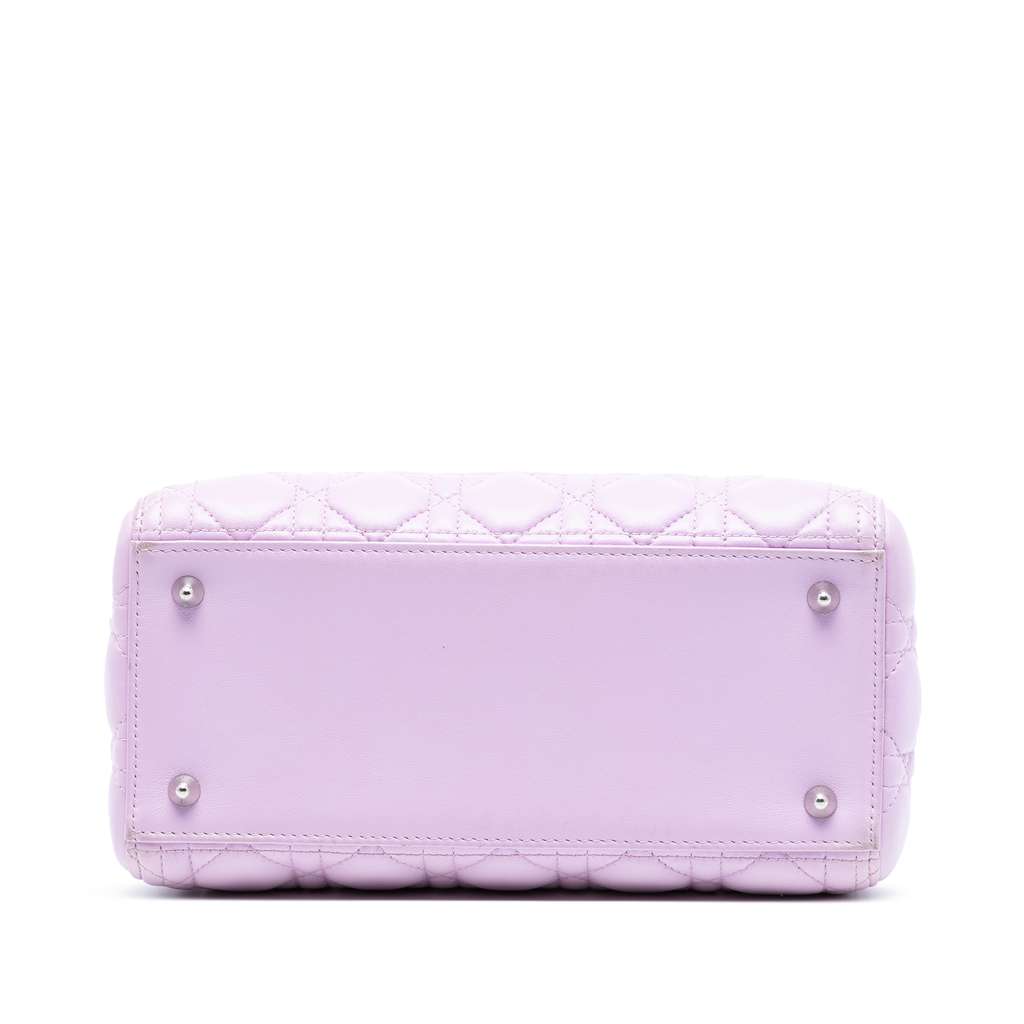 Dior Medium Lambskin Cannage Lady Dior - 3