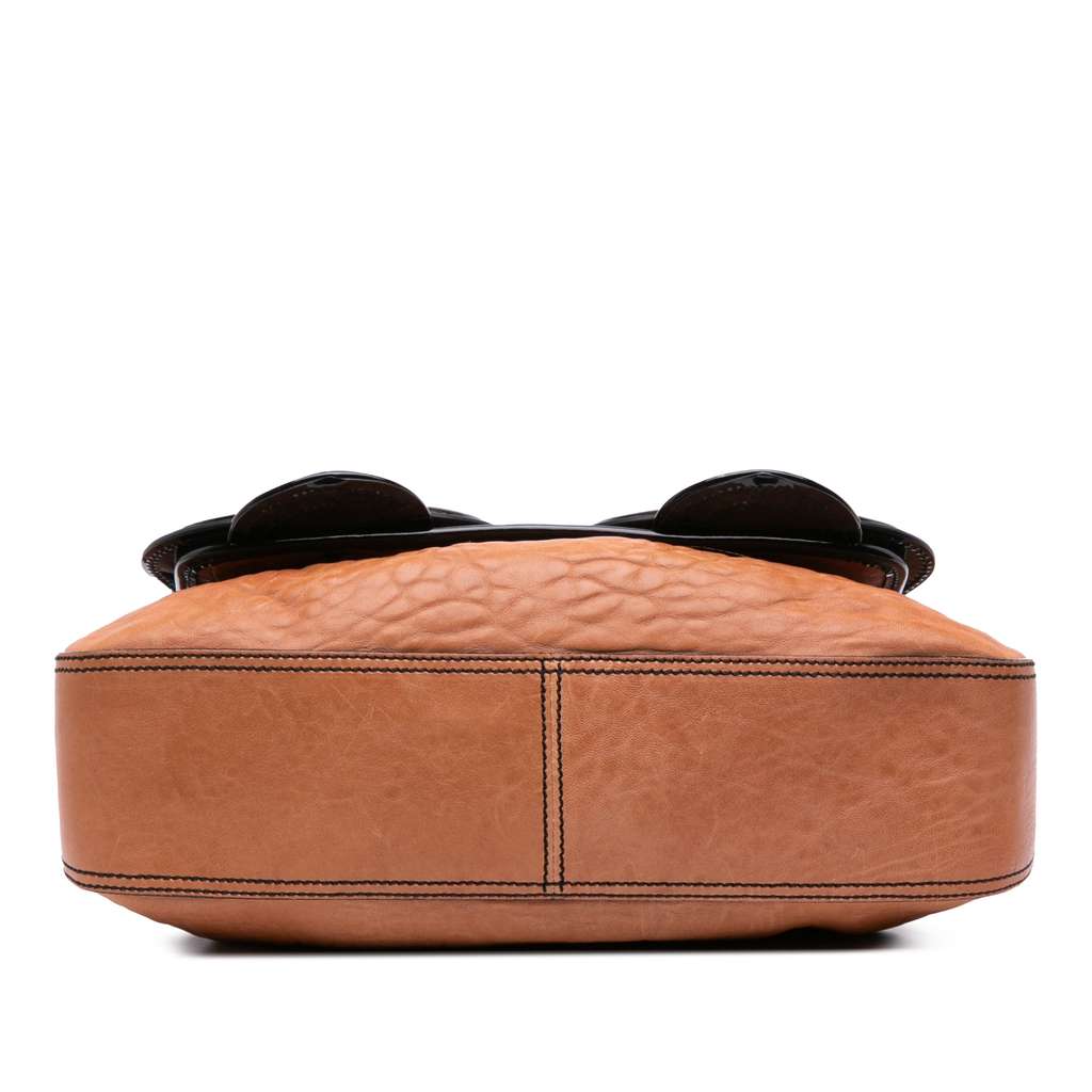 Fendi Medium Leather B Bag Top Handle Bag - 3