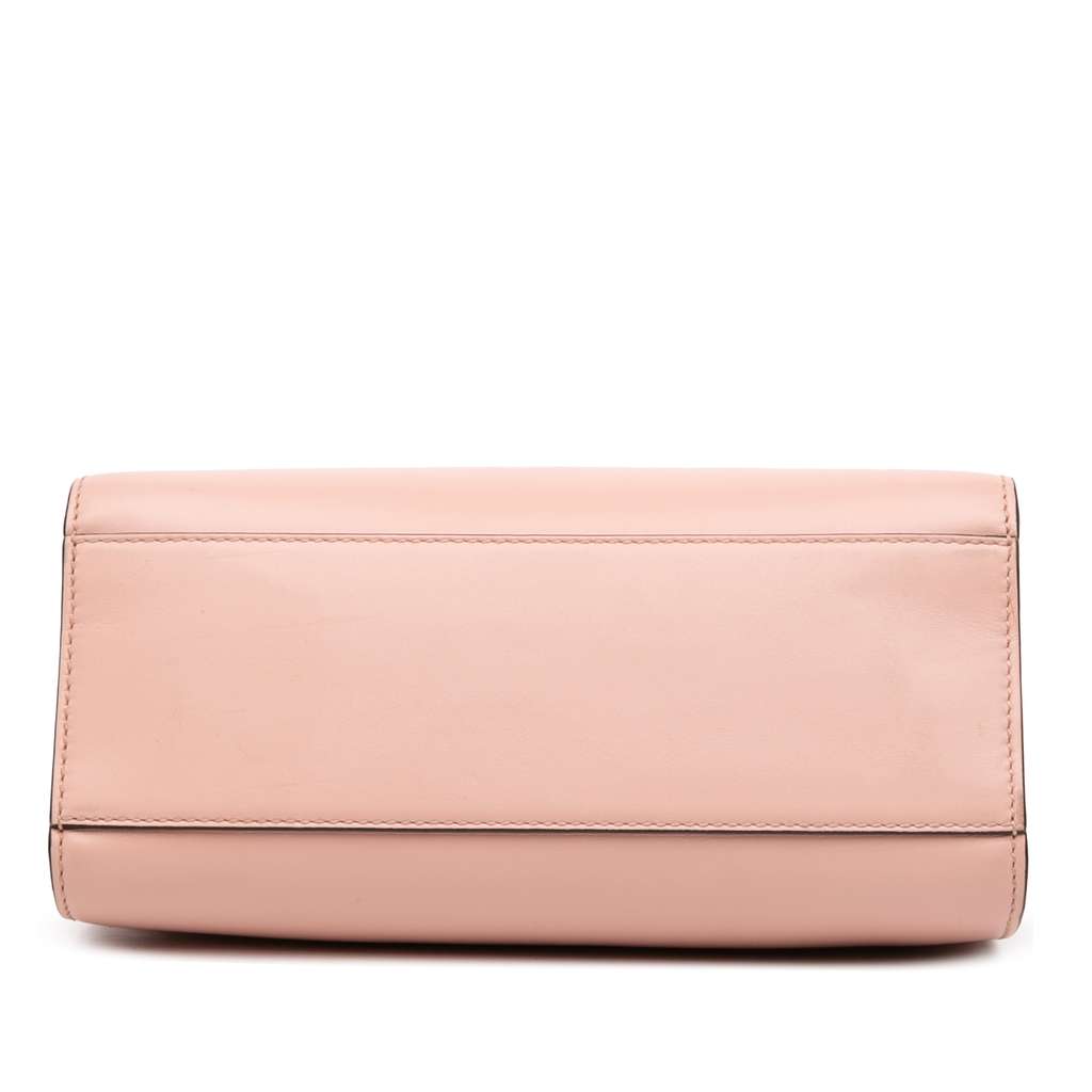 Gucci Mini Leather Bamboo Nymphaea Satchel - 3