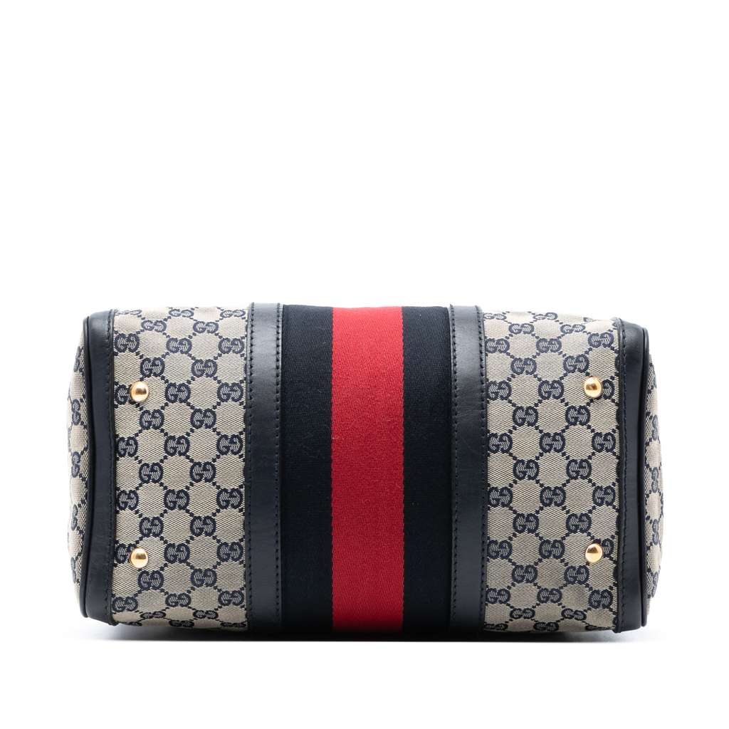 Gucci Medium GG Canvas Web Joy Boston Bag - 3