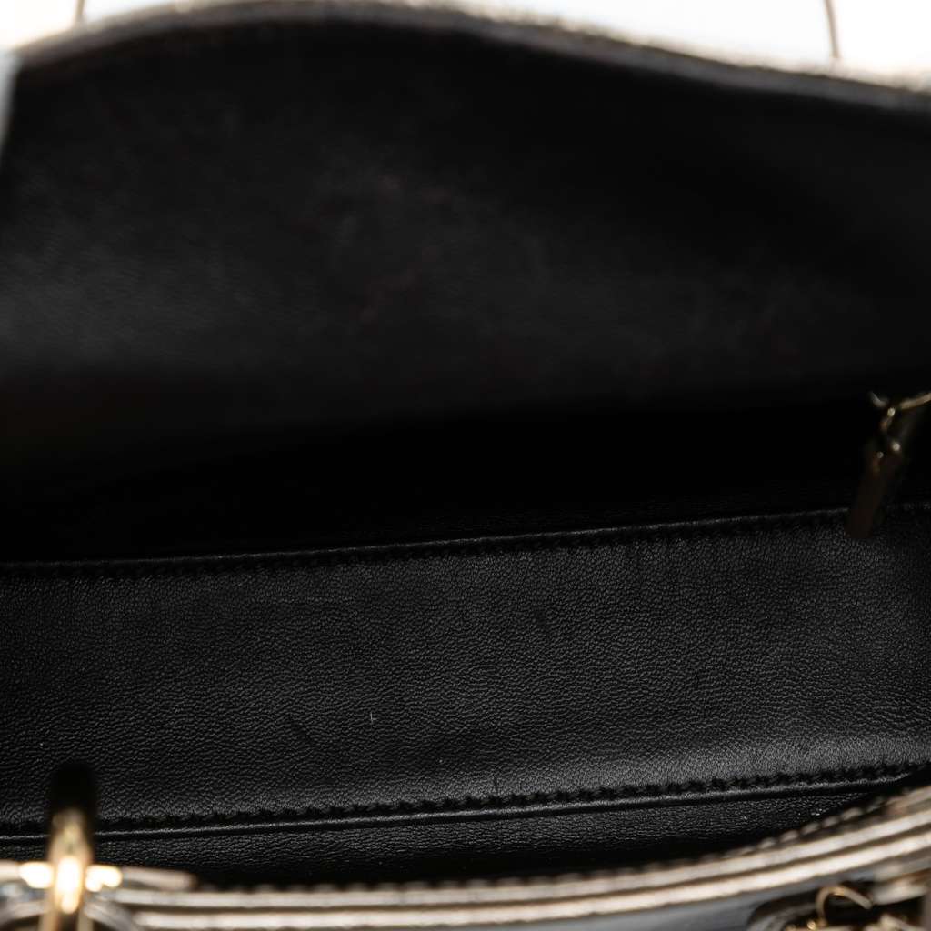 Dior Mini Metallic Patent Microcannage Ombre Lady Dior - 4